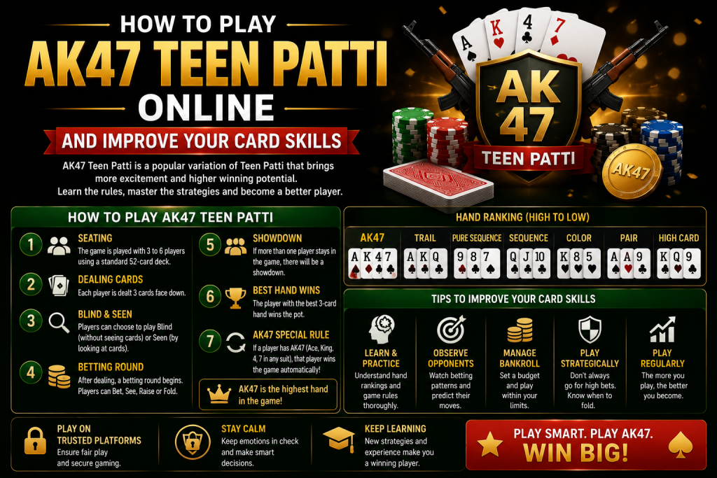 AK47 Teen Patti Online